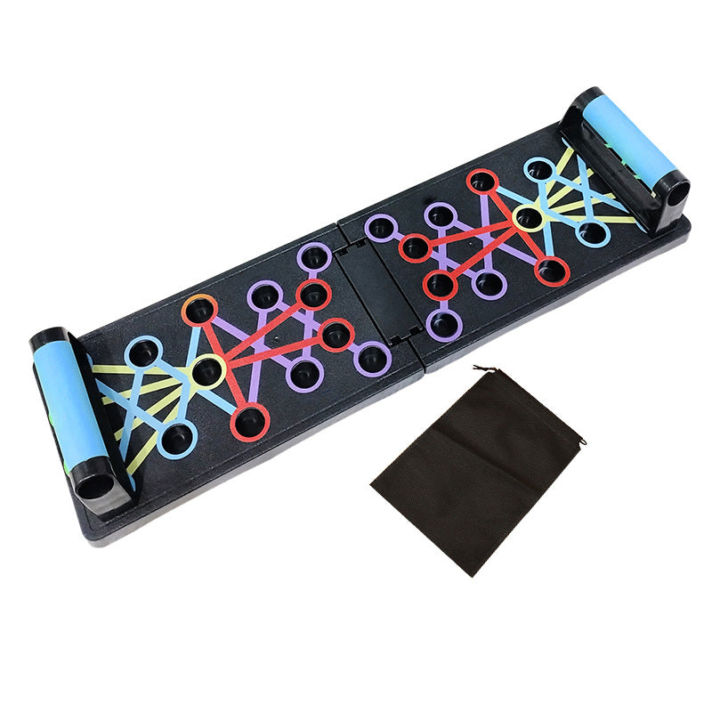 Foldable & Multi-functional Pushup Board for Workout.
