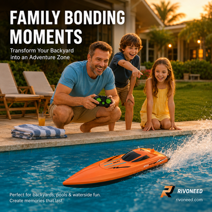 🚤 LIMITED-TIME 50% OFF! ✨ Dual-Motor RC Boat – 2.4GHz, Waterproof, Impact-Resistant 🌊.