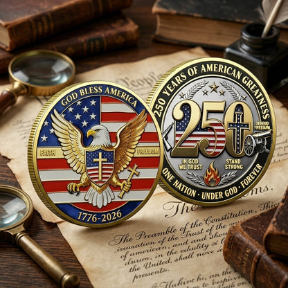 🔥LAST DAY 50% OFF✨9PCS USA 250th Anniversary Commemorative Coin Gift Set.
