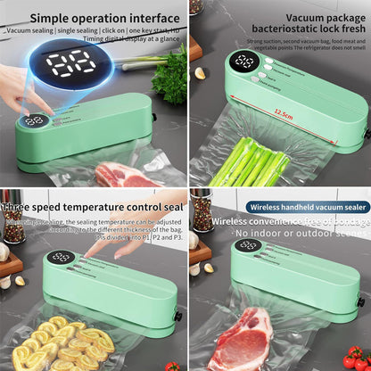 💥Portable Handheld Vacuum Food Preservation Packaging and Laminating Machine🍃.