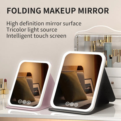 🌟LED Portable Folding Makeup Mirror.