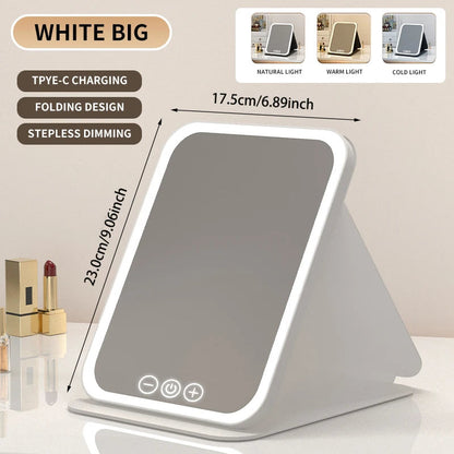 🌟LED Portable Folding Makeup Mirror.