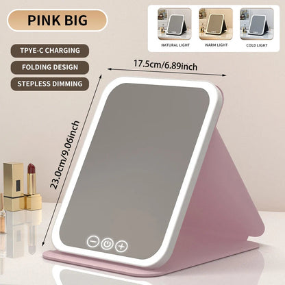 🌟LED Portable Folding Makeup Mirror.
