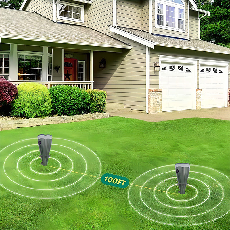 🔥New Arrival 2026🔥 Solar Powered Waterproof Screw Mole Repellent.