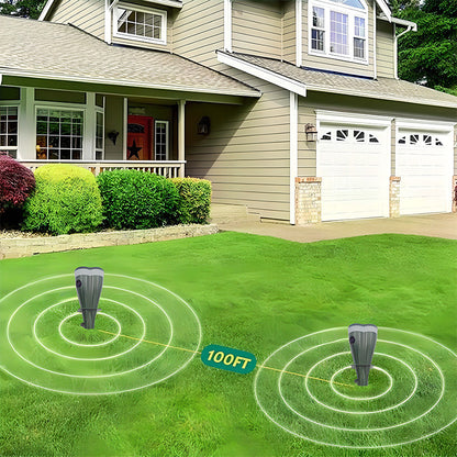 🔥New Arrival 2026🔥 Solar Powered Waterproof Screw Mole Repellent.
