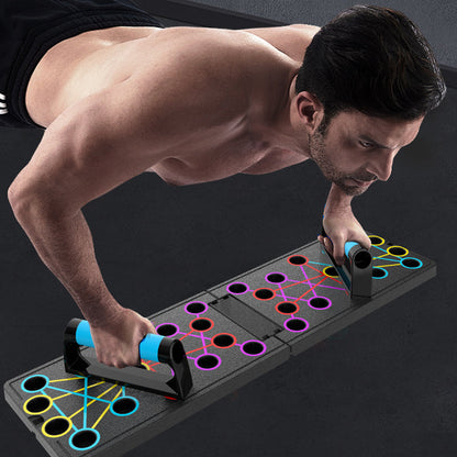 Foldable & Multi-functional Pushup Board for Workout.