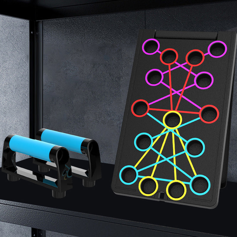 Foldable & Multi-functional Pushup Board for Workout.