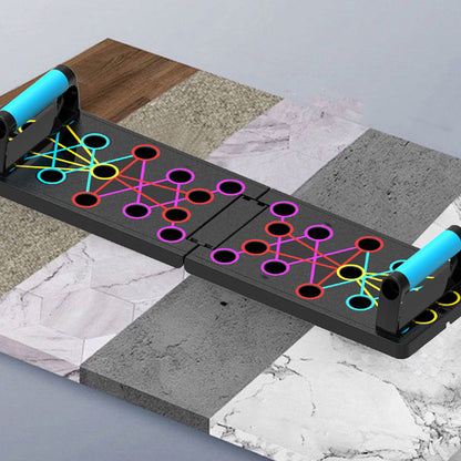 Foldable & Multi-functional Pushup Board for Workout.