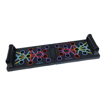 Foldable & Multi-functional Pushup Board for Workout.