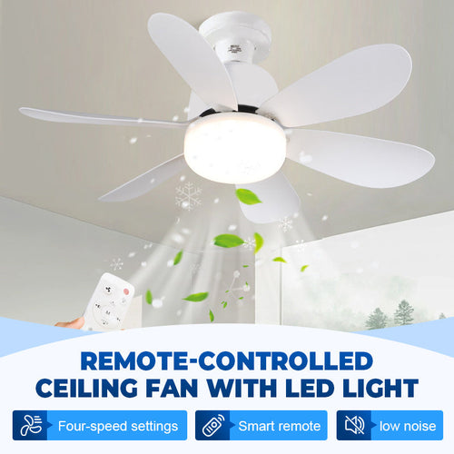 🔥LAST DAY - 50% OFF🌬️ 2-in-1 Remote-Controlled Ceiling Fan with LED Light – Energy-Efficient, Quiet Motor & Perfect for Home Comfort 🏠.