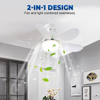 🔥LAST DAY - 50% OFF🌬️ 2-in-1 Remote-Controlled Ceiling Fan with LED Light – Energy-Efficient, Quiet Motor & Perfect for Home Comfort 🏠.