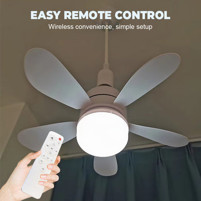 🔥LAST DAY - 50% OFF🌬️ 2-in-1 Remote-Controlled Ceiling Fan with LED Light – Energy-Efficient, Quiet Motor & Perfect for Home Comfort 🏠.