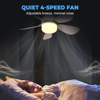 🔥LAST DAY - 50% OFF🌬️ 2-in-1 Remote-Controlled Ceiling Fan with LED Light – Energy-Efficient, Quiet Motor & Perfect for Home Comfort 🏠.