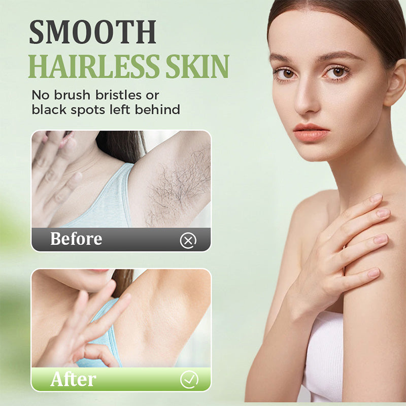 💥 Large-capacity Gentle Hair Removal Cream Set: Includes Hair Removal Cream + Smoothing Razor.