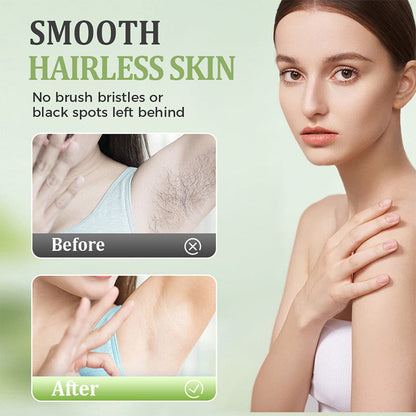 💥 Large-capacity Gentle Hair Removal Cream Set: Includes Hair Removal Cream + Smoothing Razor.