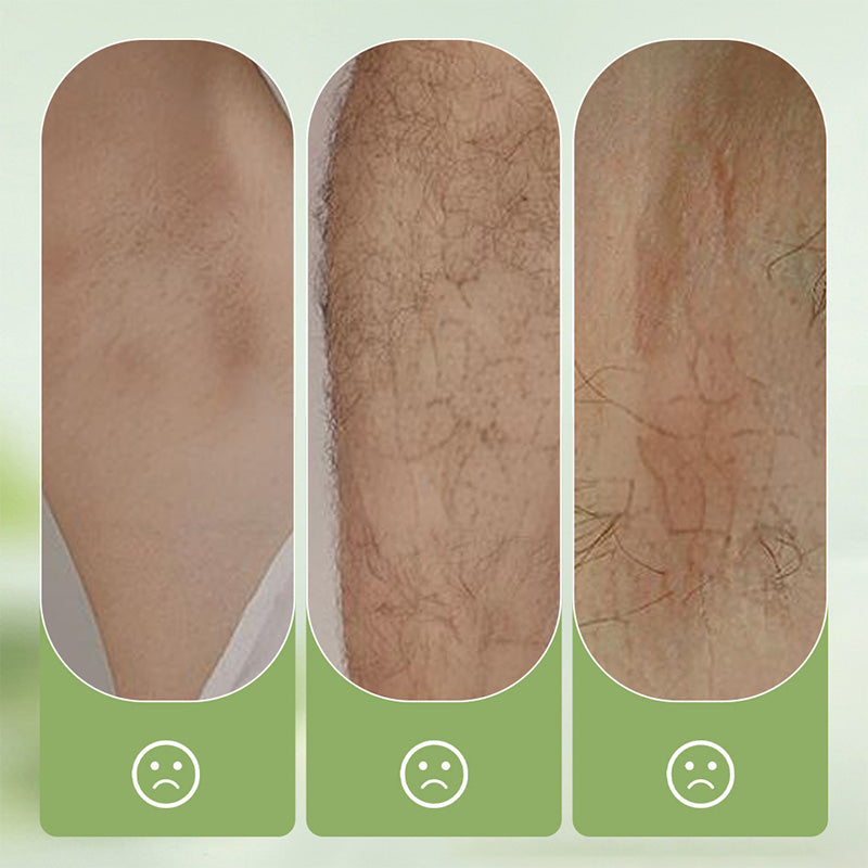💥 Large-capacity Gentle Hair Removal Cream Set: Includes Hair Removal Cream + Smoothing Razor.