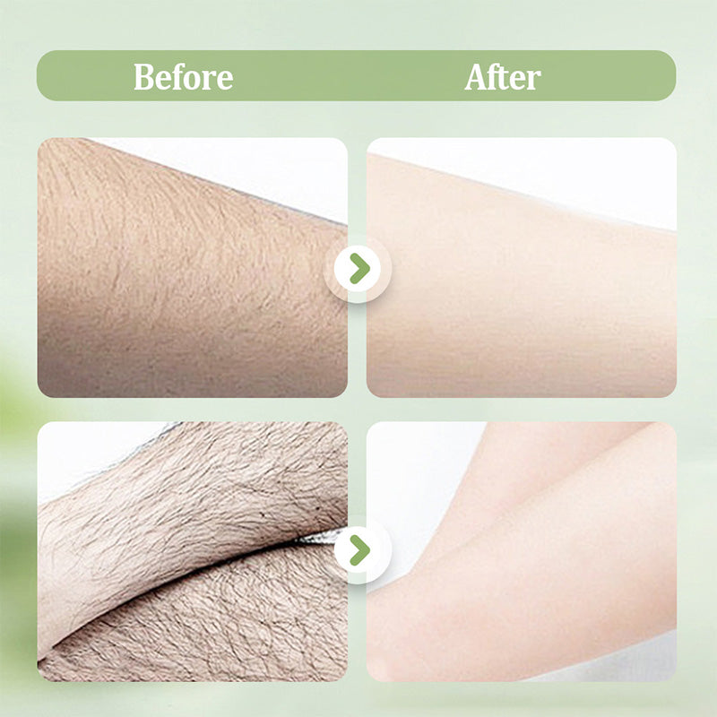 💥 Large-capacity Gentle Hair Removal Cream Set: Includes Hair Removal Cream + Smoothing Razor.