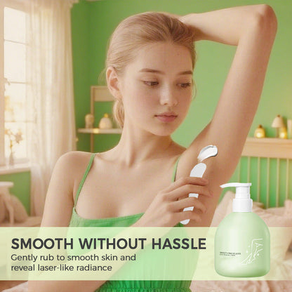 💥 Large-capacity Gentle Hair Removal Cream Set: Includes Hair Removal Cream + Smoothing Razor.
