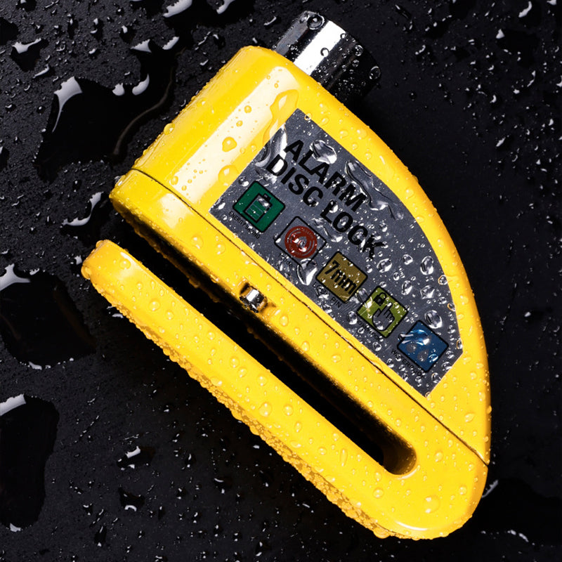 🔒 Motorcycle/bike disc lock with alarm | Immediate security and effective deterrent 🚨.