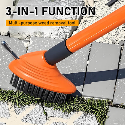 🌿 50% OFF NOW! 🧹 3-in-1 Weeding Wire Brush Tools Set – Durable Steel Brushes, Ergonomic Handle & Perfect for Patios, Driveways & Garden Paths 🏡.