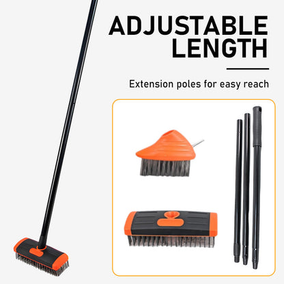 🌿 50% OFF NOW! 🧹 3-in-1 Weeding Wire Brush Tools Set – Durable Steel Brushes, Ergonomic Handle & Perfect for Patios, Driveways & Garden Paths 🏡.
