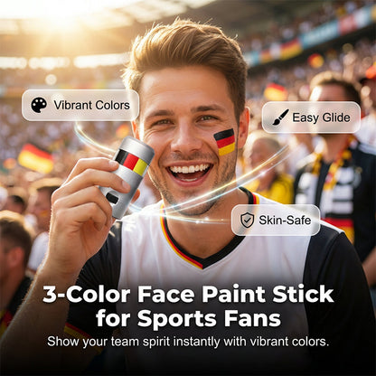 🏆 Last Day Special Price ! 🔥Buy 1 Get 1 Free🔥National Flag Face Paint Stick for Sports Fans.