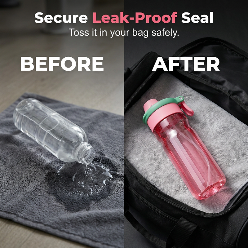 2-in-1 Mist & Sip Sports Water Bottle.