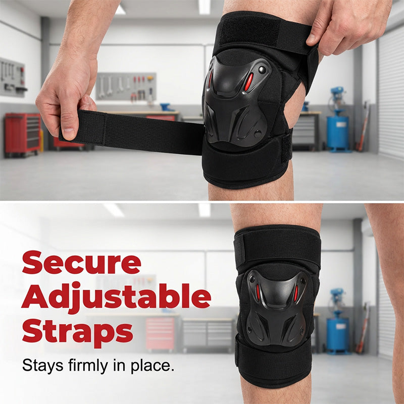 🛡️ LIMITED-TIME 50% OFF! ✨ Motorcycle Knee & Elbow Guard Set – Hard Shell, Articulated, Adjustable 🏍️.