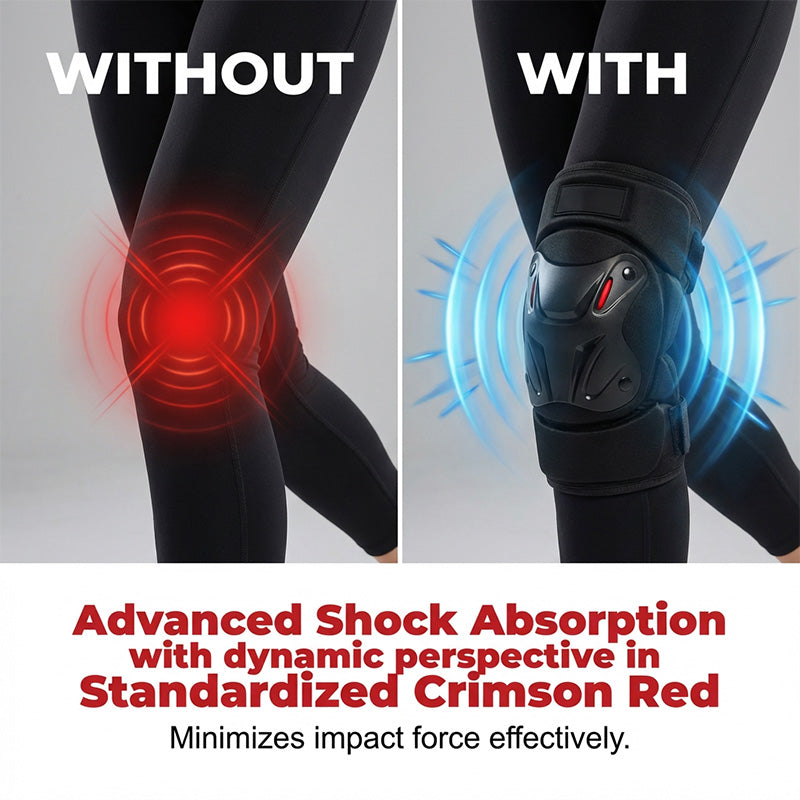 🛡️ LIMITED-TIME 50% OFF! ✨ Motorcycle Knee & Elbow Guard Set – Hard Shell, Articulated, Adjustable 🏍️.