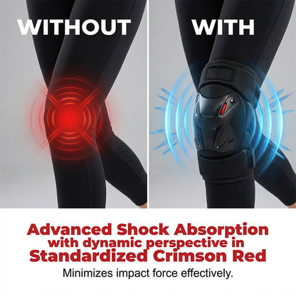 🛡️ LIMITED-TIME 50% OFF! ✨ Motorcycle Knee & Elbow Guard Set – Hard Shell, Articulated, Adjustable 🏍️.