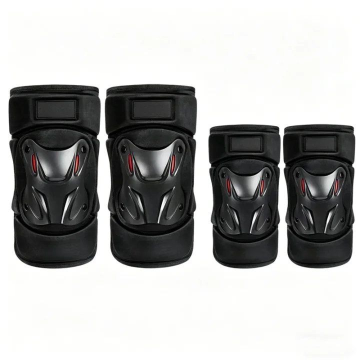 🛡️ LIMITED-TIME 50% OFF! ✨ Motorcycle Knee & Elbow Guard Set – Hard Shell, Articulated, Adjustable 🏍️.