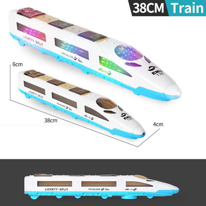 🚂 LIMITED-TIME 50% OFF! ✨ Electric Bullet Train Toy – Light-Up, Bump & Go, with Music 🎶.