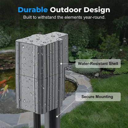 ☀️Solar Pond Aerator with Air Pump.