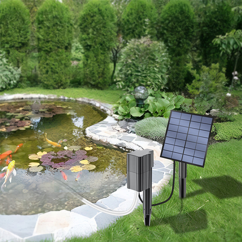 ☀️Solar Pond Aerator with Air Pump.
