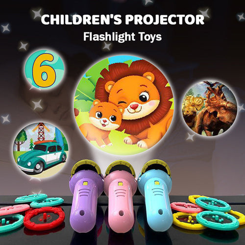 📢📢50% OFF !! ⏰Children's Projector Flashlight Toys.