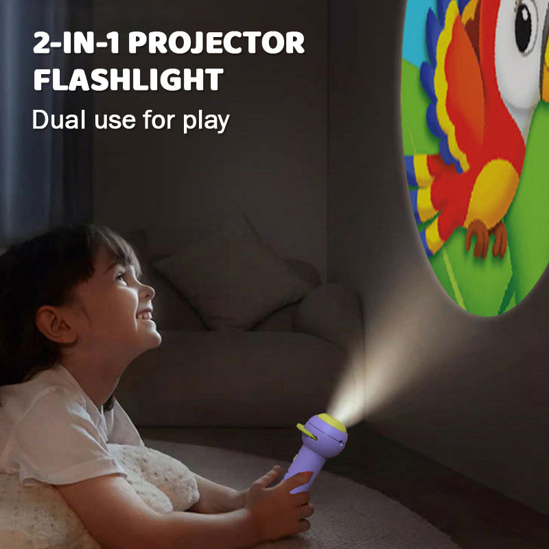 📢📢50% OFF !! ⏰Children's Projector Flashlight Toys.